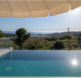 3 bedroom villa with pool & seaview, near Acharavi, sleeps 6